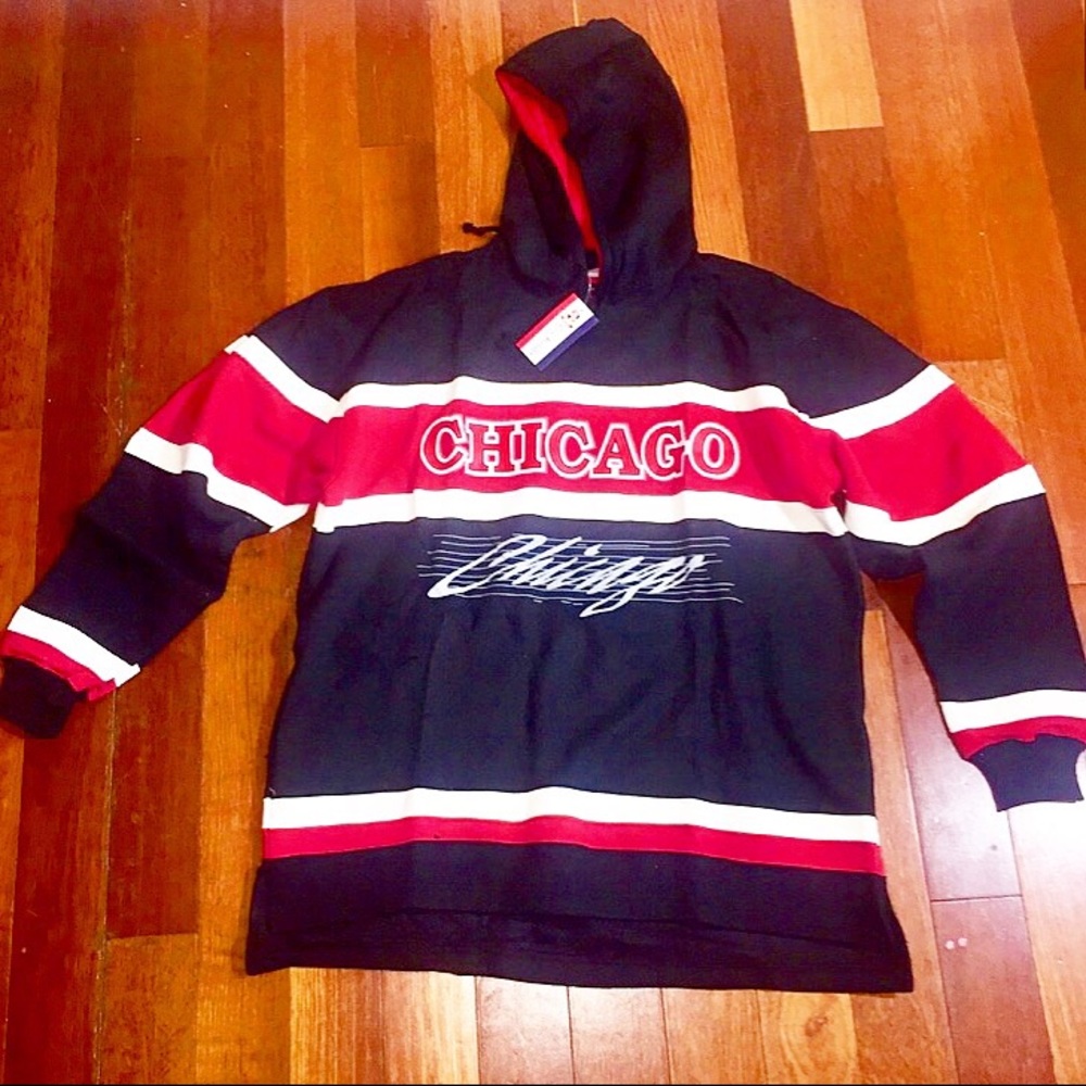 Chicago 90’s Men’s Vintage Hoodie-NWT